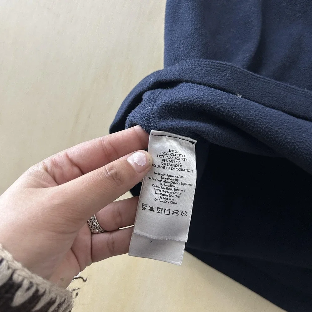Eddie Bauer First Ascent Sweater Mens LT Blue 1/4 Zip Fleece Pullover‎ Outdoor